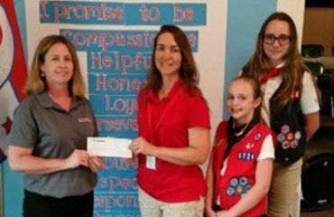 Giving Mission gave back to American Heritage Girls Troop