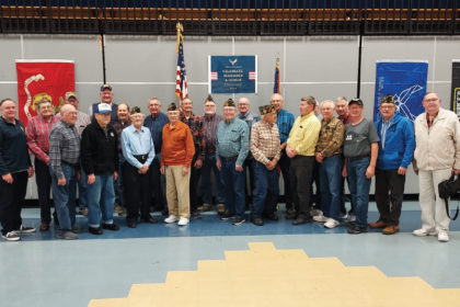 Veterans from Marion Local School District’s Veteran’s Day event