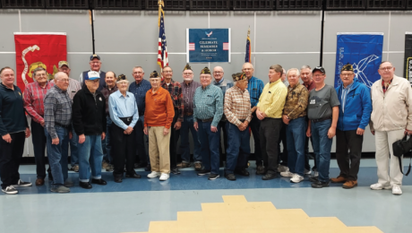 Veterans from Marion Local School District’s Veteran’s Day event